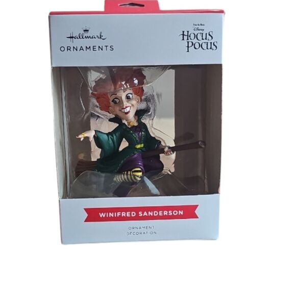 Hallmark Disney Hocus Pocus Winifred Sanders Christmas Tree Ornament 3 in NWT - Picture 1 of 8